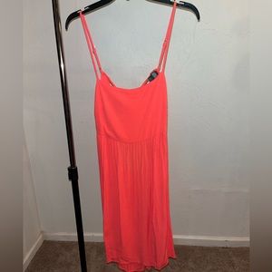 Spaghetti strap open back sundress